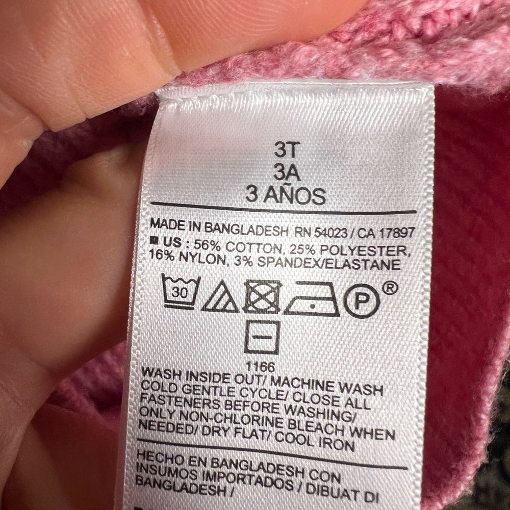 Old Navy girls pink sweater cardigan size 3T - Picture 5 of 5